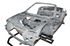 Bodyshell Assembly - MGTF - ZUA000740 - Genuine MG Rover - 1