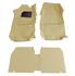 Moulded Carpet Set - 3 Piece - MGF - LHD - Biscuit - RP1108BISCUIT - 1