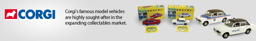 Corgi's famous model vehicles are highly sought-after in the expanding collectables market.